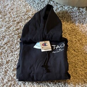 Champion Black Pullover Hoodie for Men